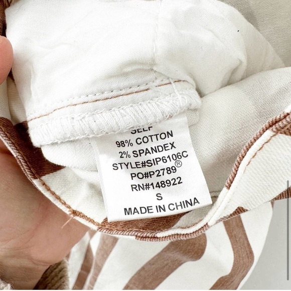 Saints and heart striped flare pants size S - Picture 5 of 6